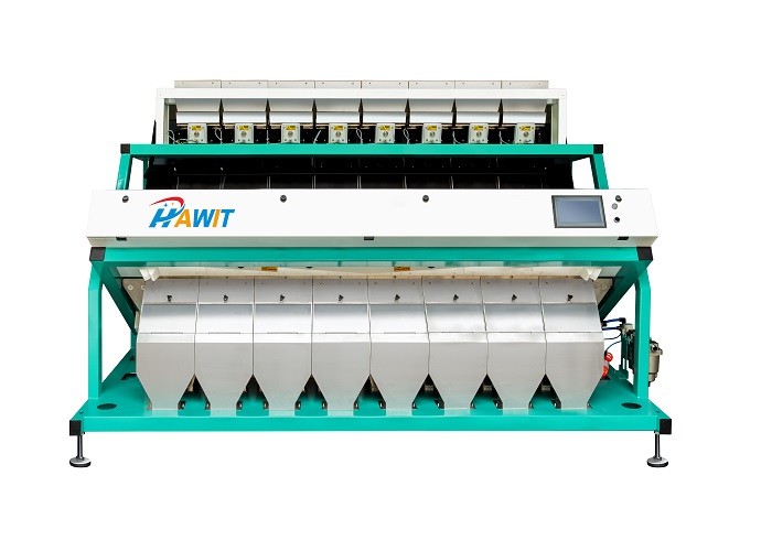 실시간 4.7 kw 12TPH 건강미 색채 선별기