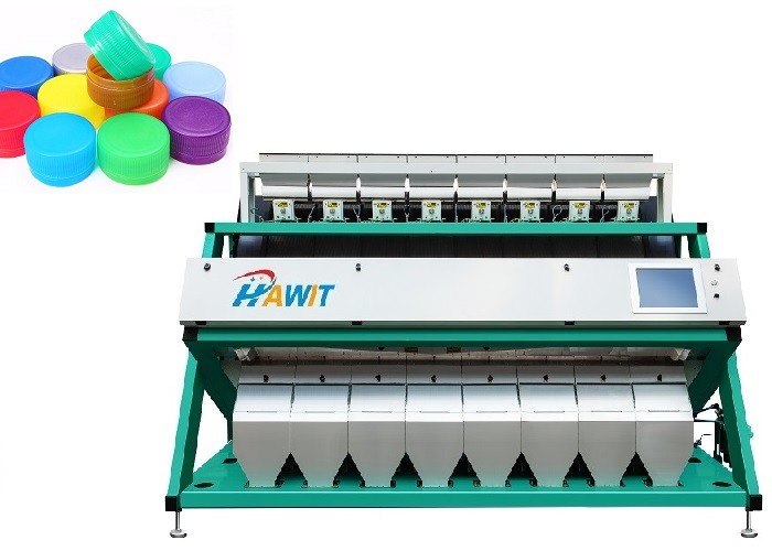 분리 PP PET PVC 5.4 kw 3796 밀리미터 Ccd 색채 선별기 기계